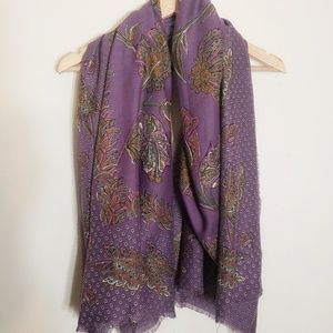 Jp collections purple scarf size 54×54
